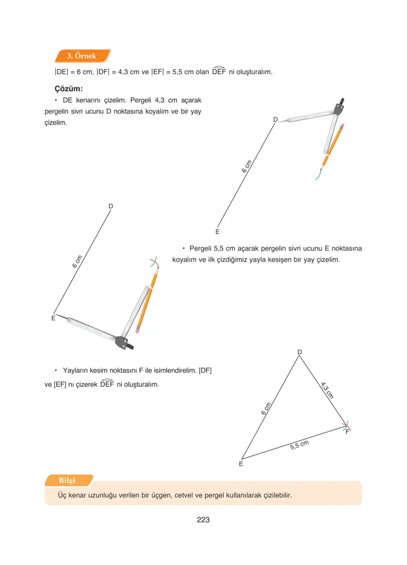 8. Sınıf Matematik Ders Kitabı Cevapları Ada Yayınları Sayfa 223