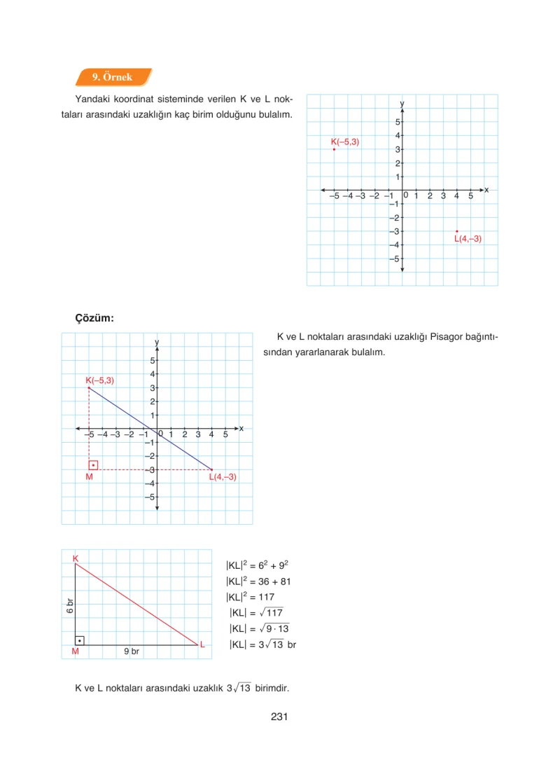 8. Sınıf Matematik Ders Kitabı Cevapları Ada Yayınları Sayfa 231