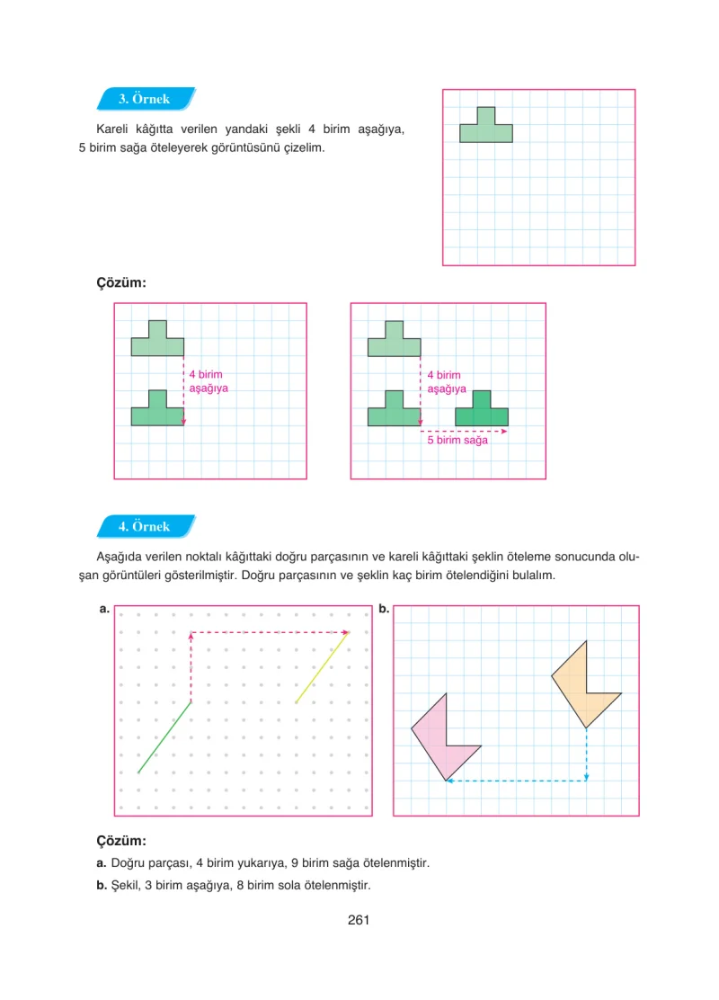 8. Sınıf Matematik Ders Kitabı Cevapları Ada Yayınları Sayfa 261