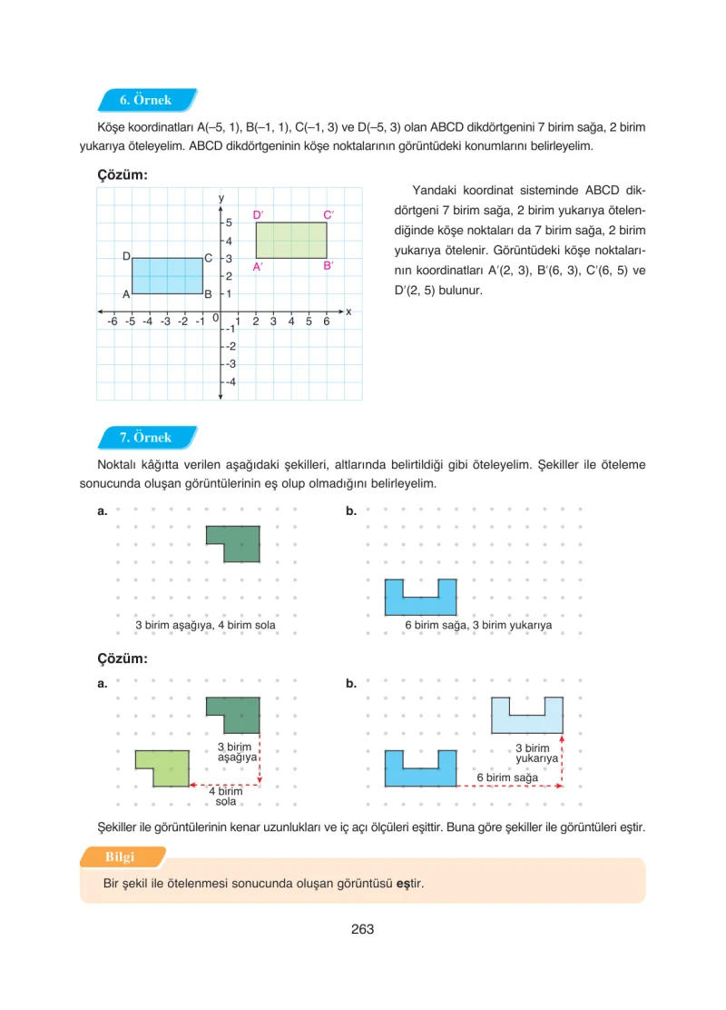 8. Sınıf Matematik Ders Kitabı Cevapları Ada Yayınları Sayfa 263