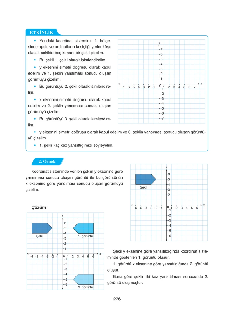 8. Sınıf Matematik Ders Kitabı Cevapları Ada Yayınları Sayfa 276