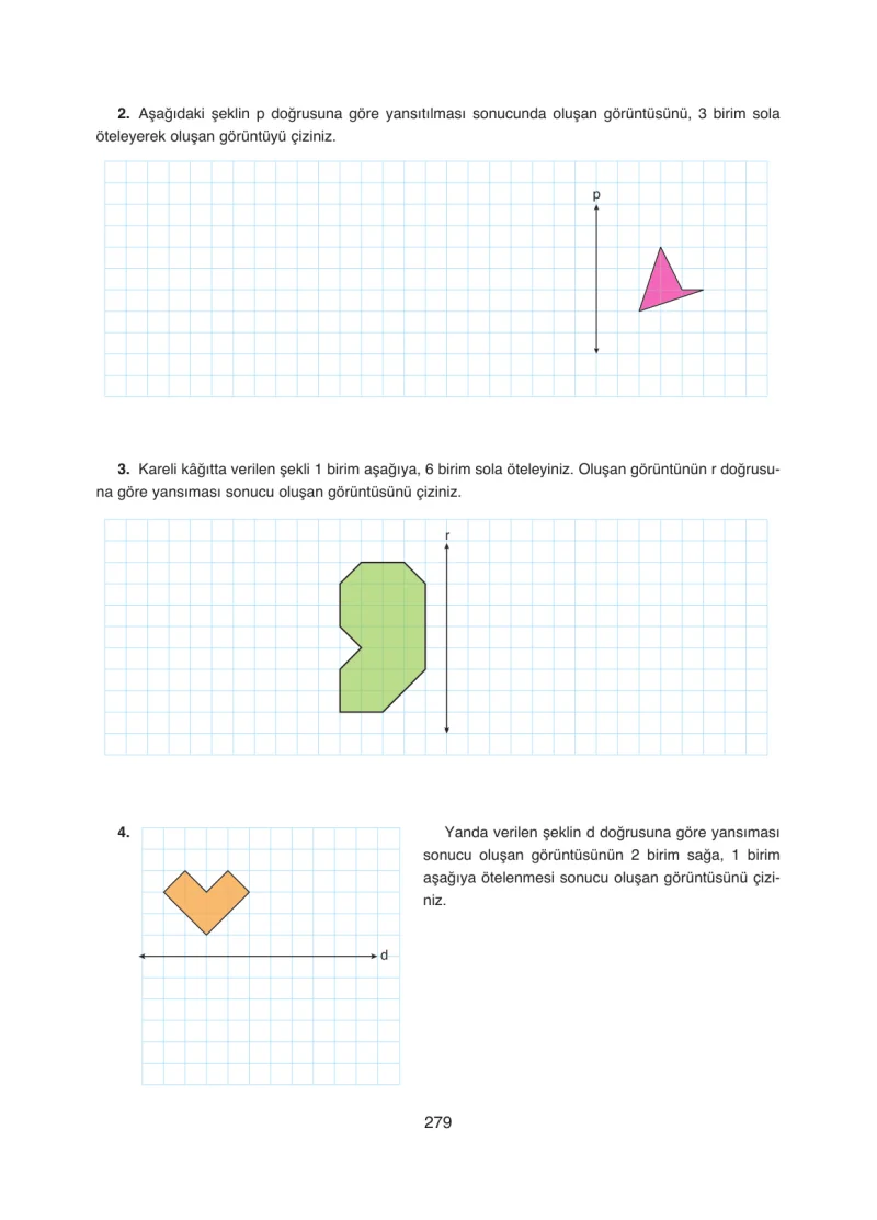 8. Sınıf Matematik Ders Kitabı Cevapları Ada Yayınları Sayfa 279