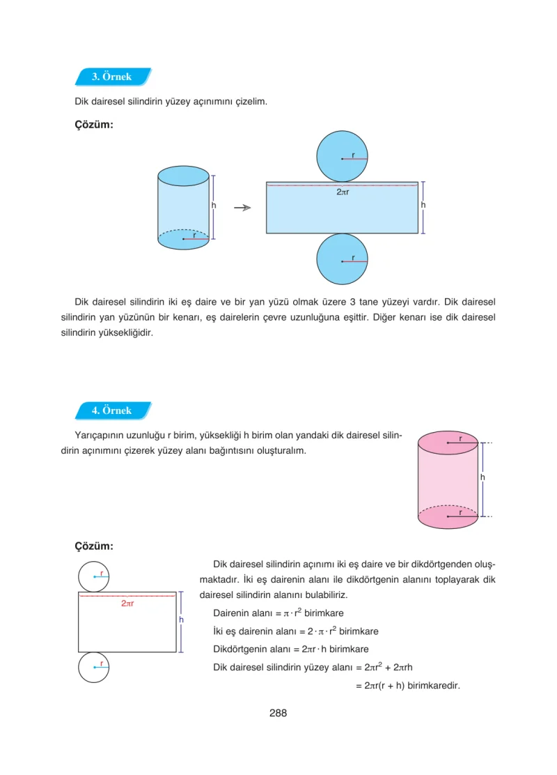 8. Sınıf Matematik Ders Kitabı Cevapları Ada Yayınları Sayfa 288