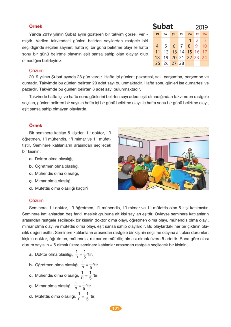 8. Sınıf Matematik Ders Kitabı Cevapları Berkay Yayınları Sayfa 101