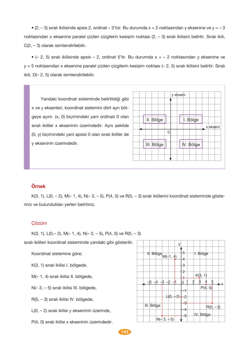 8. Sınıf Matematik Ders Kitabı Cevapları Berkay Yayınları Sayfa 143