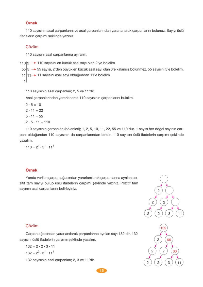 8. Sınıf Matematik Ders Kitabı Cevapları Berkay Yayınları Sayfa 15