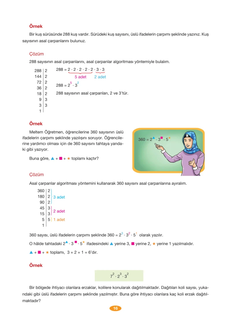 8. Sınıf Matematik Ders Kitabı Cevapları Berkay Yayınları Sayfa 16
