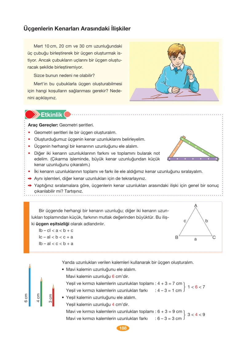 8. Sınıf Matematik Ders Kitabı Cevapları Berkay Yayınları Sayfa 188