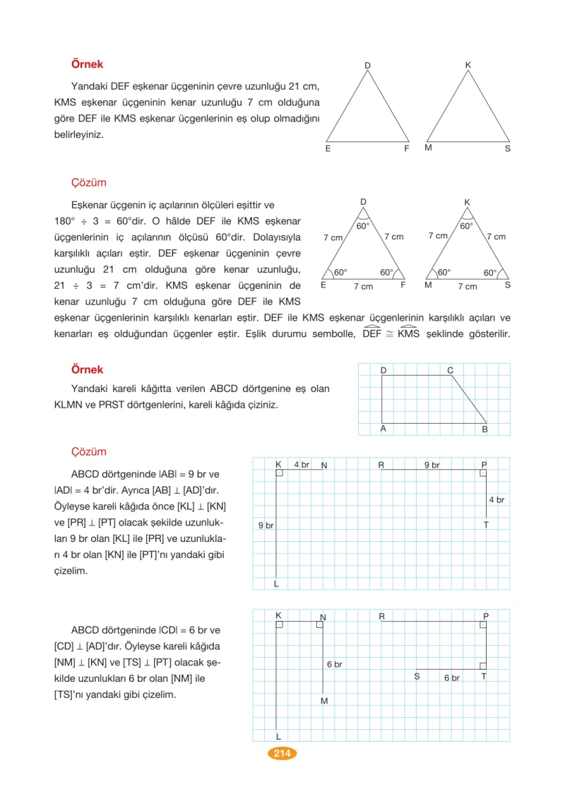 8. Sınıf Matematik Ders Kitabı Cevapları Berkay Yayınları Sayfa 214