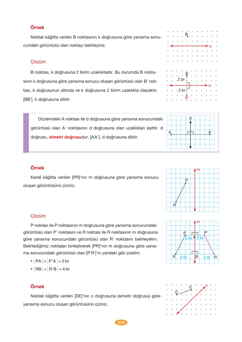 8. Sınıf Matematik Ders Kitabı Cevapları Berkay Yayınları Sayfa 233