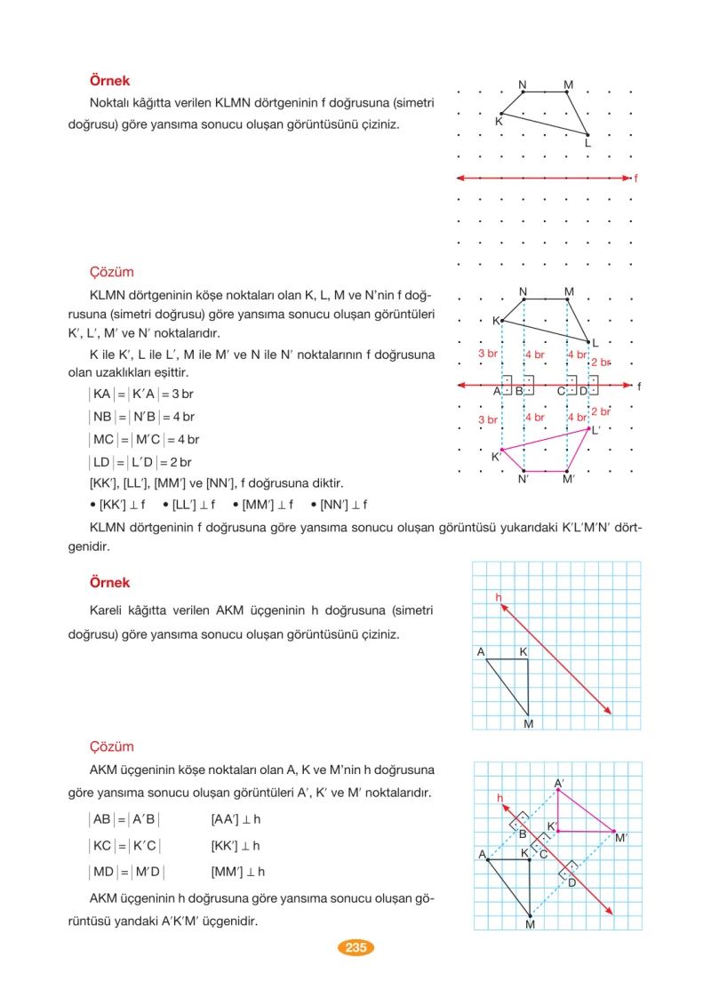 8. Sınıf Matematik Ders Kitabı Cevapları Berkay Yayınları Sayfa 235