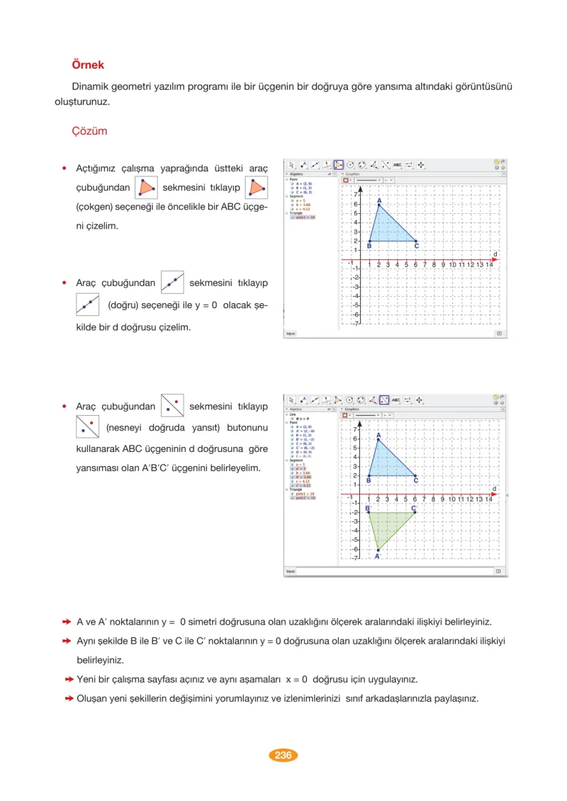8. Sınıf Matematik Ders Kitabı Cevapları Berkay Yayınları Sayfa 236