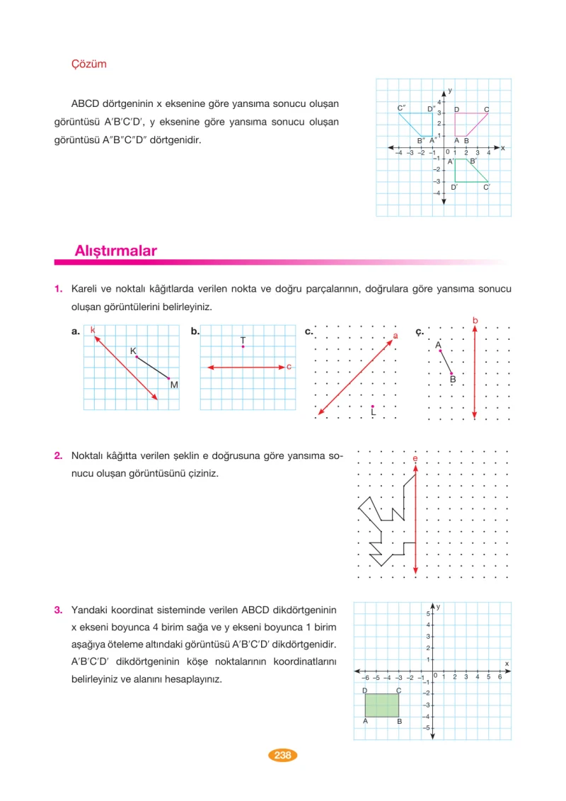 8. Sınıf Matematik Ders Kitabı Cevapları Berkay Yayınları Sayfa 238