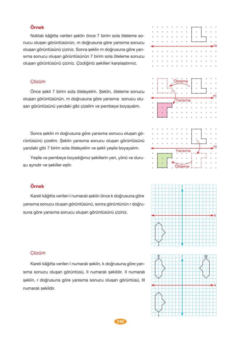 8. Sınıf Matematik Ders Kitabı Cevapları Berkay Yayınları Sayfa 240