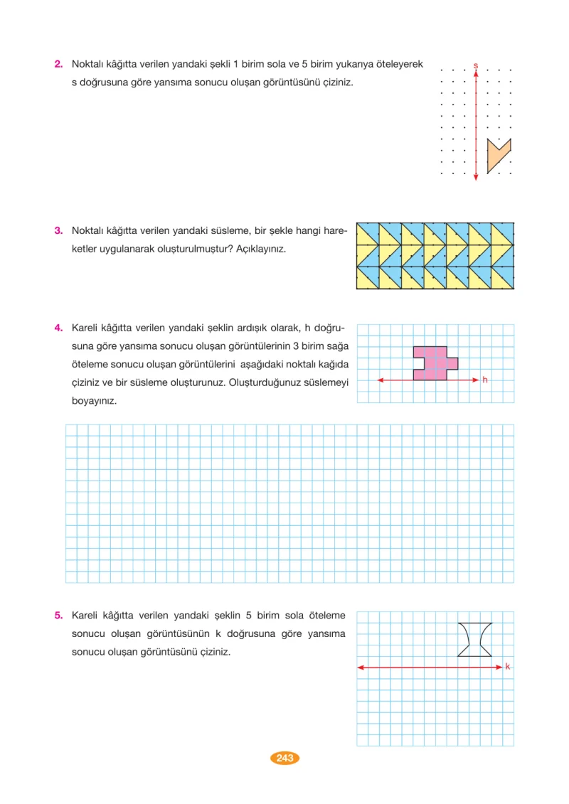8. Sınıf Matematik Ders Kitabı Cevapları Berkay Yayınları Sayfa 243