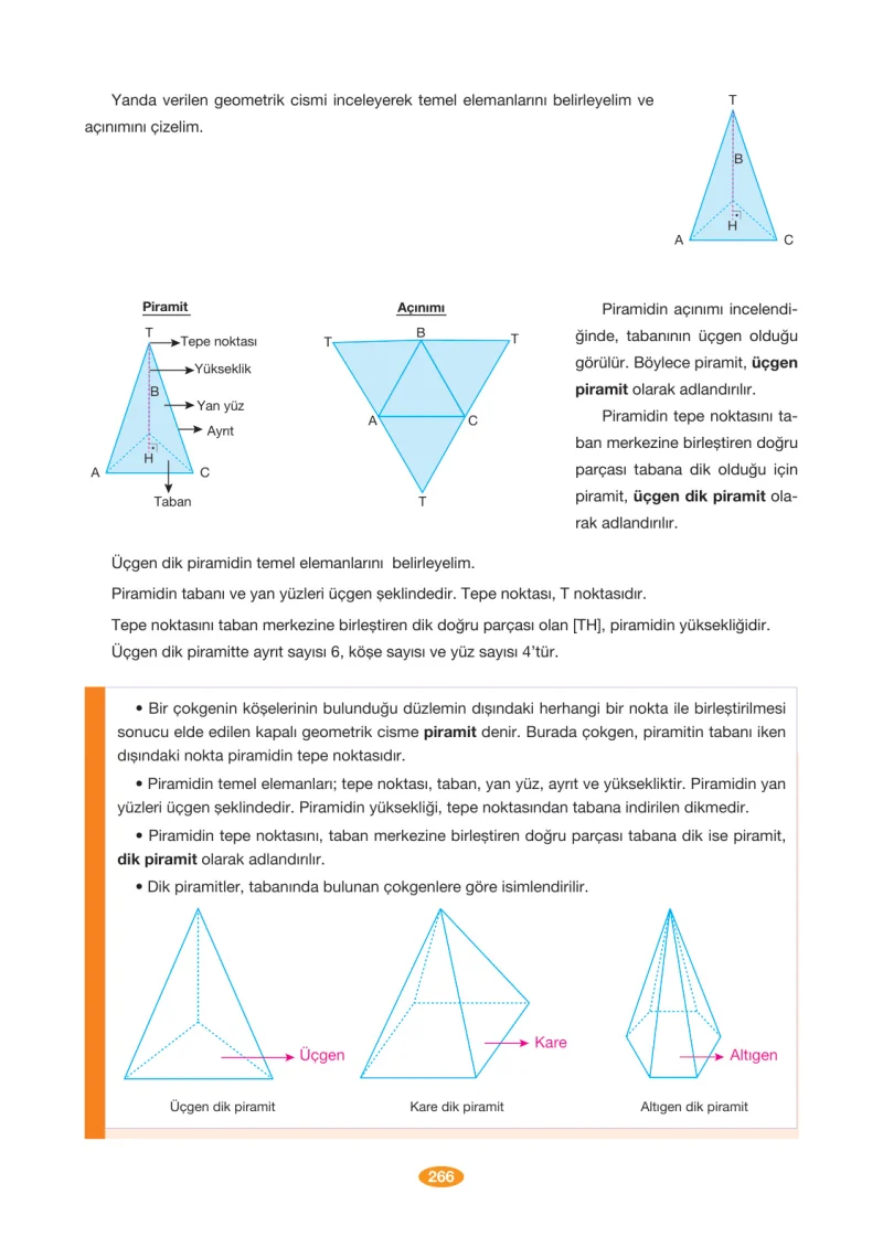 8. Sınıf Matematik Ders Kitabı Cevapları Berkay Yayınları Sayfa 266
