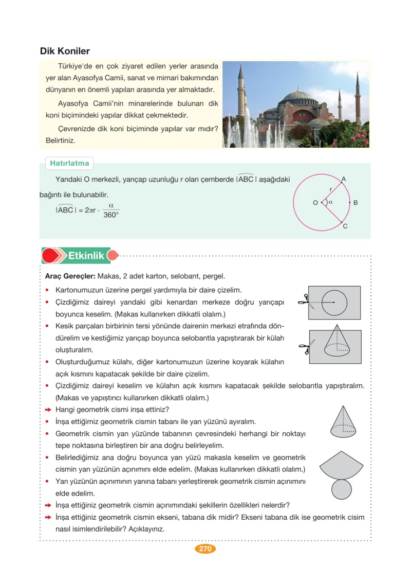 8. Sınıf Matematik Ders Kitabı Cevapları Berkay Yayınları Sayfa 270