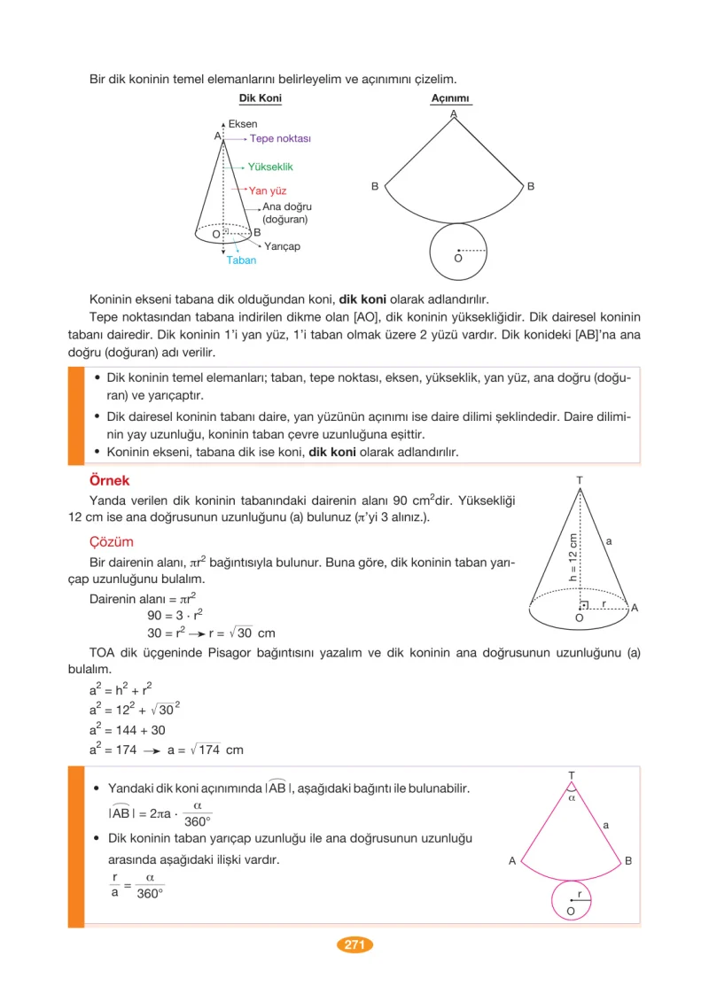 8. Sınıf Matematik Ders Kitabı Cevapları Berkay Yayınları Sayfa 271