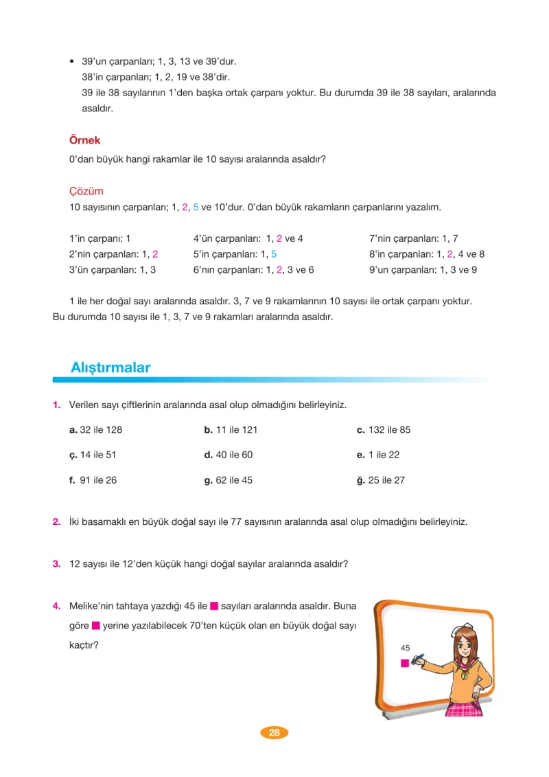 8. Sınıf Matematik Ders Kitabı Cevapları Berkay Yayınları Sayfa 28