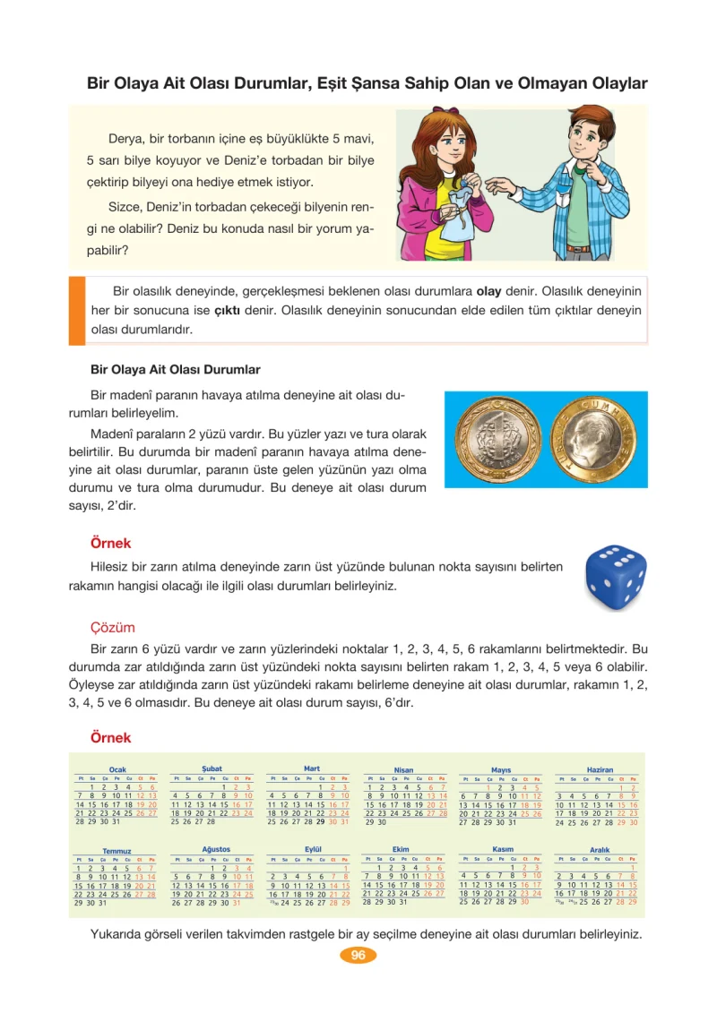 8. Sınıf Matematik Ders Kitabı Cevapları Berkay Yayınları Sayfa 96