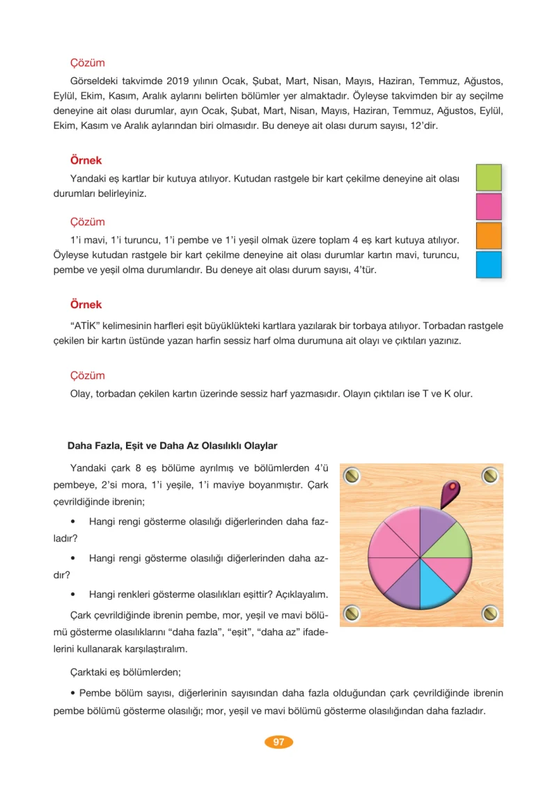 8. Sınıf Matematik Ders Kitabı Cevapları Berkay Yayınları Sayfa 97