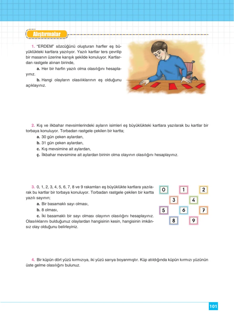 8. Sınıf Matematik Ders Kitabı Cevapları Koza Yayınları Sayfa 101