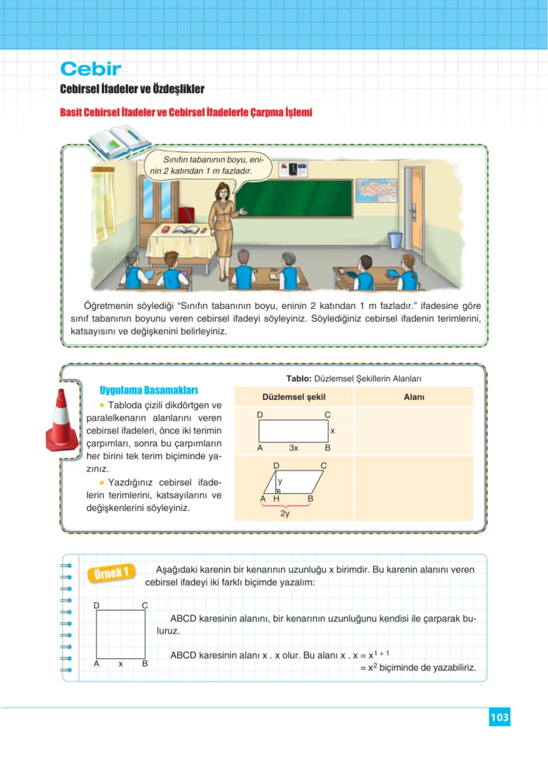 8. Sınıf Matematik Ders Kitabı Cevapları Koza Yayınları Sayfa 103