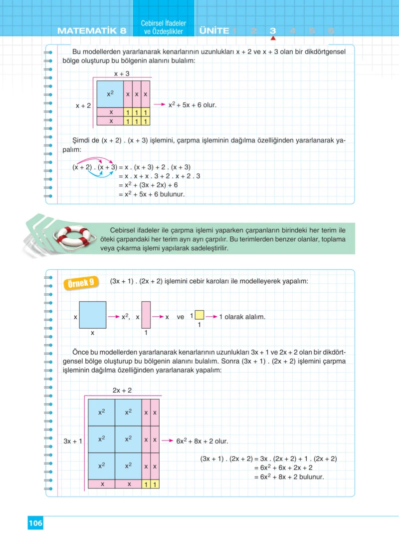 8. Sınıf Matematik Ders Kitabı Cevapları Koza Yayınları Sayfa 106