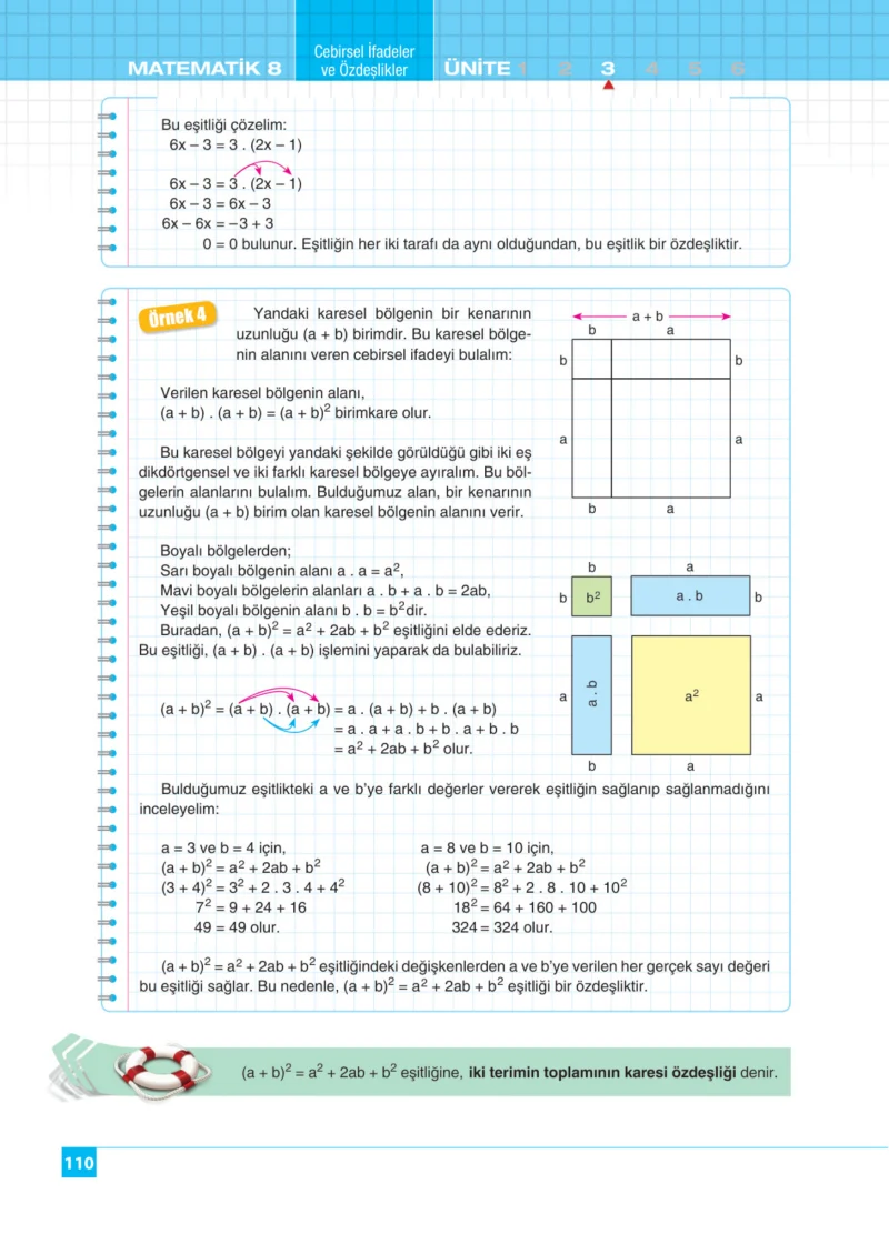 8. Sınıf Matematik Ders Kitabı Cevapları Koza Yayınları Sayfa 110