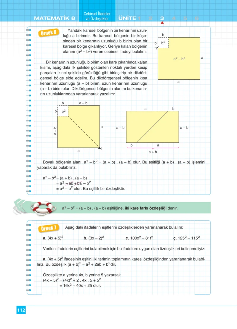 8. Sınıf Matematik Ders Kitabı Cevapları Koza Yayınları Sayfa 112