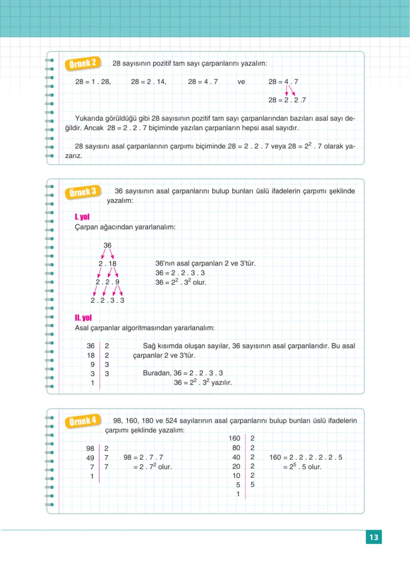 8. Sınıf Matematik Ders Kitabı Cevapları Koza Yayınları Sayfa 13
