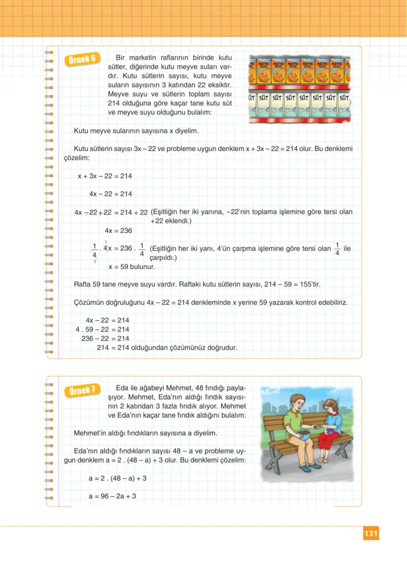 8. Sınıf Matematik Ders Kitabı Cevapları Koza Yayınları Sayfa 131