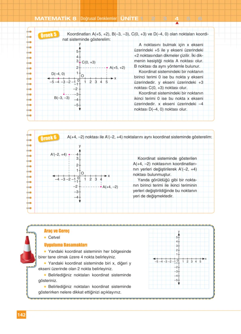 8. Sınıf Matematik Ders Kitabı Cevapları Koza Yayınları Sayfa 142