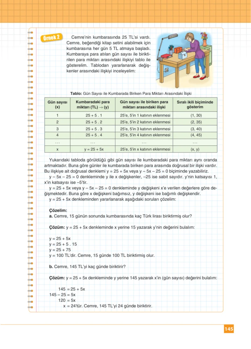 8. Sınıf Matematik Ders Kitabı Cevapları Koza Yayınları Sayfa 145