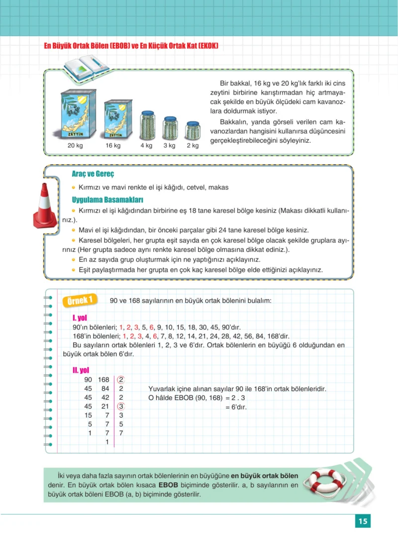 8. Sınıf Matematik Ders Kitabı Cevapları Koza Yayınları Sayfa 15