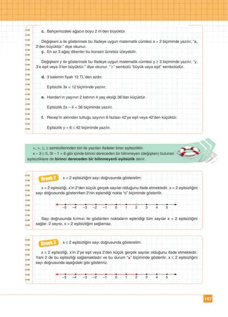 8. Sınıf Matematik Ders Kitabı Cevapları Koza Yayınları Sayfa 167