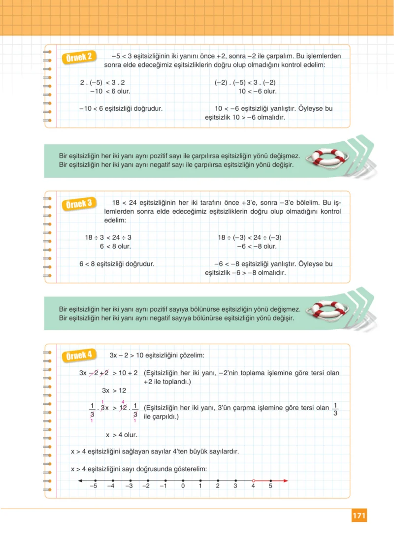 8. Sınıf Matematik Ders Kitabı Cevapları Koza Yayınları Sayfa 171