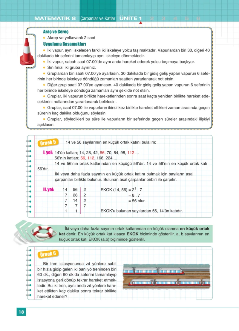 8. Sınıf Matematik Ders Kitabı Cevapları Koza Yayınları Sayfa 18