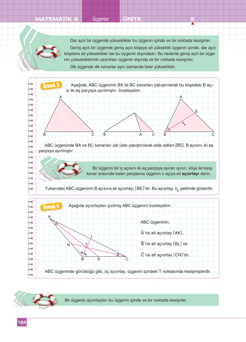 8. Sınıf Matematik Ders Kitabı Cevapları Koza Yayınları Sayfa 184