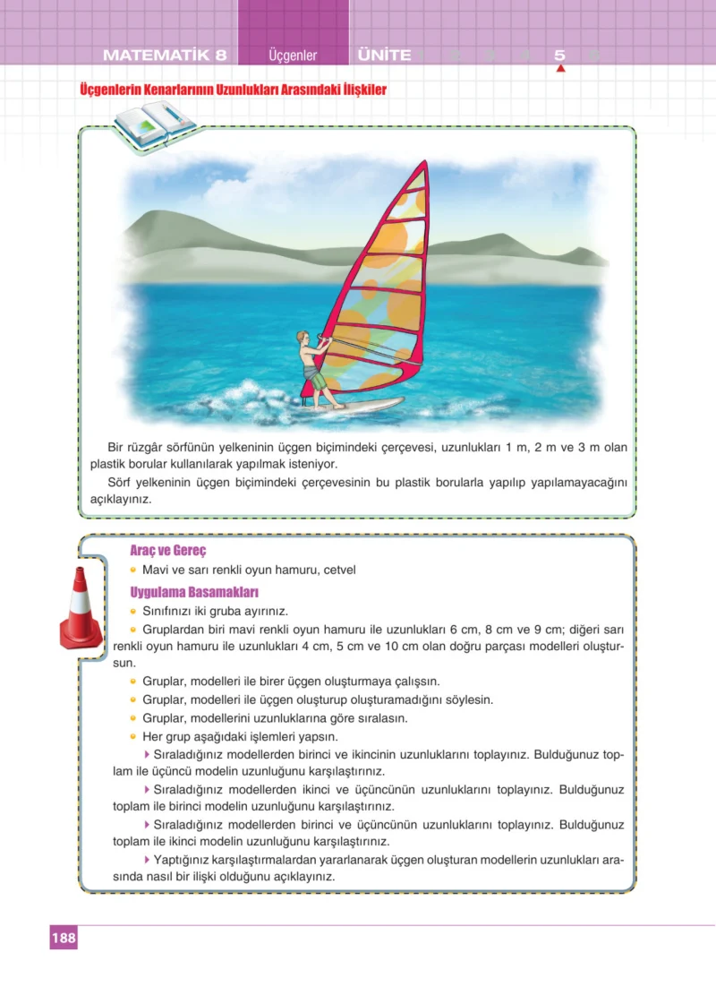 8. Sınıf Matematik Ders Kitabı Cevapları Koza Yayınları Sayfa 188