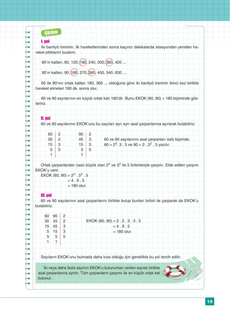 8. Sınıf Matematik Ders Kitabı Cevapları Koza Yayınları Sayfa 19