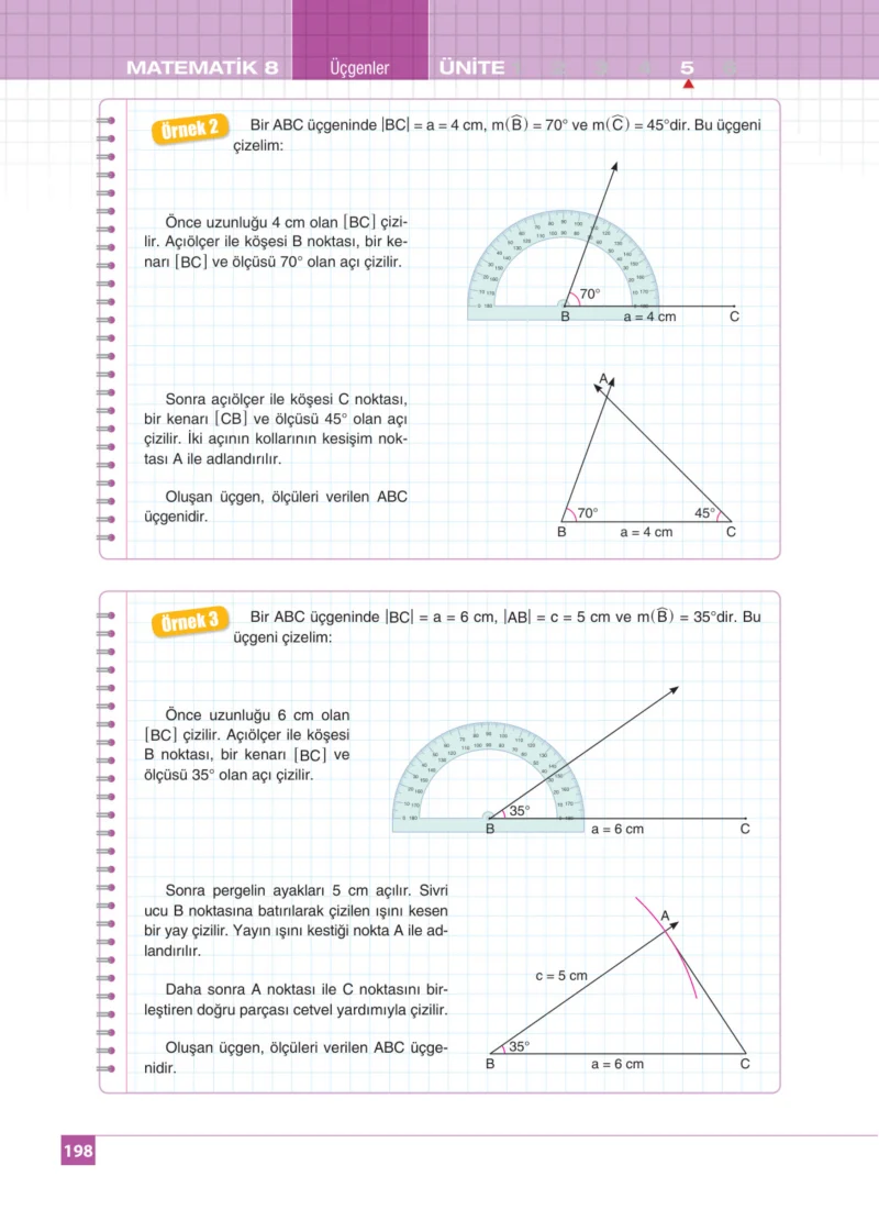 8. Sınıf Matematik Ders Kitabı Cevapları Koza Yayınları Sayfa 198