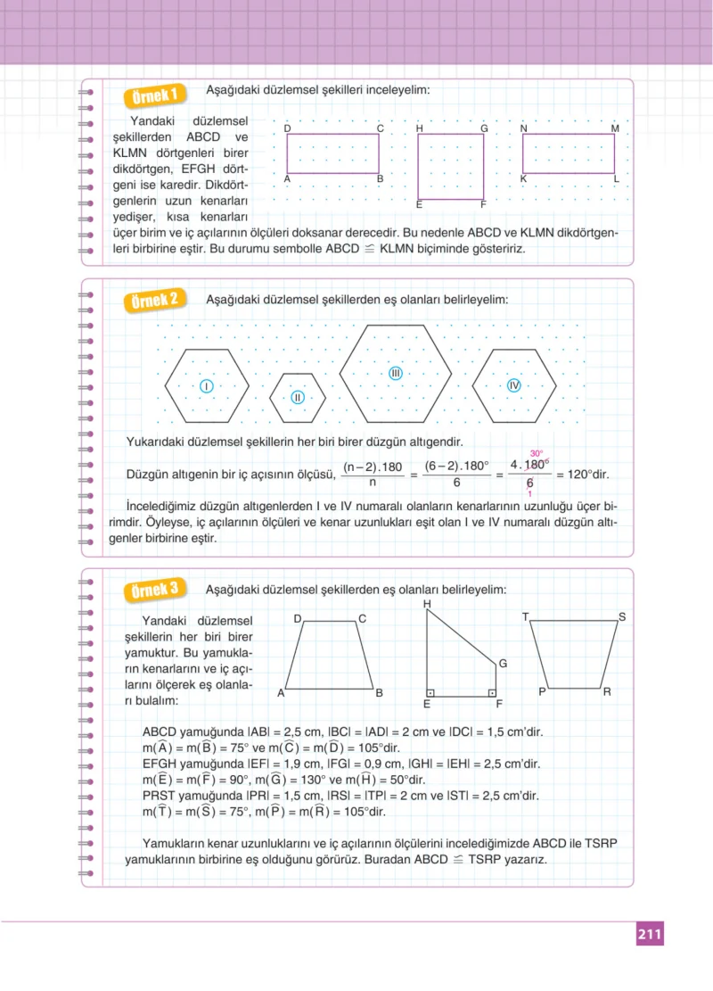 8. Sınıf Matematik Ders Kitabı Cevapları Koza Yayınları Sayfa 211