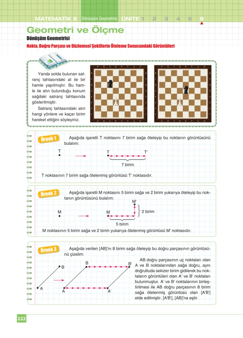 8. Sınıf Matematik Ders Kitabı Cevapları Koza Yayınları Sayfa 222