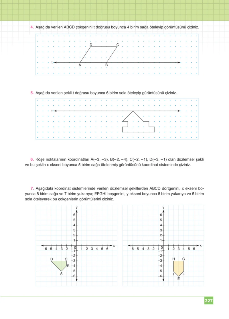8. Sınıf Matematik Ders Kitabı Cevapları Koza Yayınları Sayfa 227