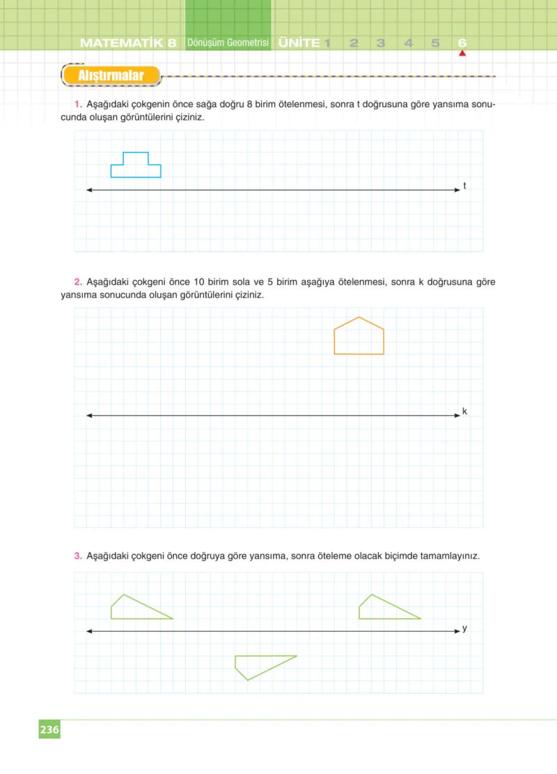 8. Sınıf Matematik Ders Kitabı Cevapları Koza Yayınları Sayfa 236