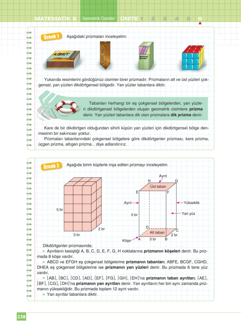8. Sınıf Matematik Ders Kitabı Cevapları Koza Yayınları Sayfa 238