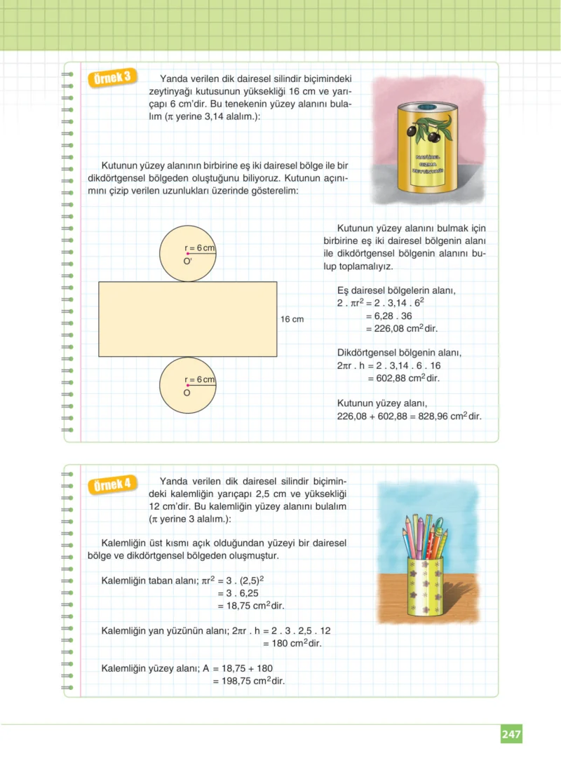8. Sınıf Matematik Ders Kitabı Cevapları Koza Yayınları Sayfa 247