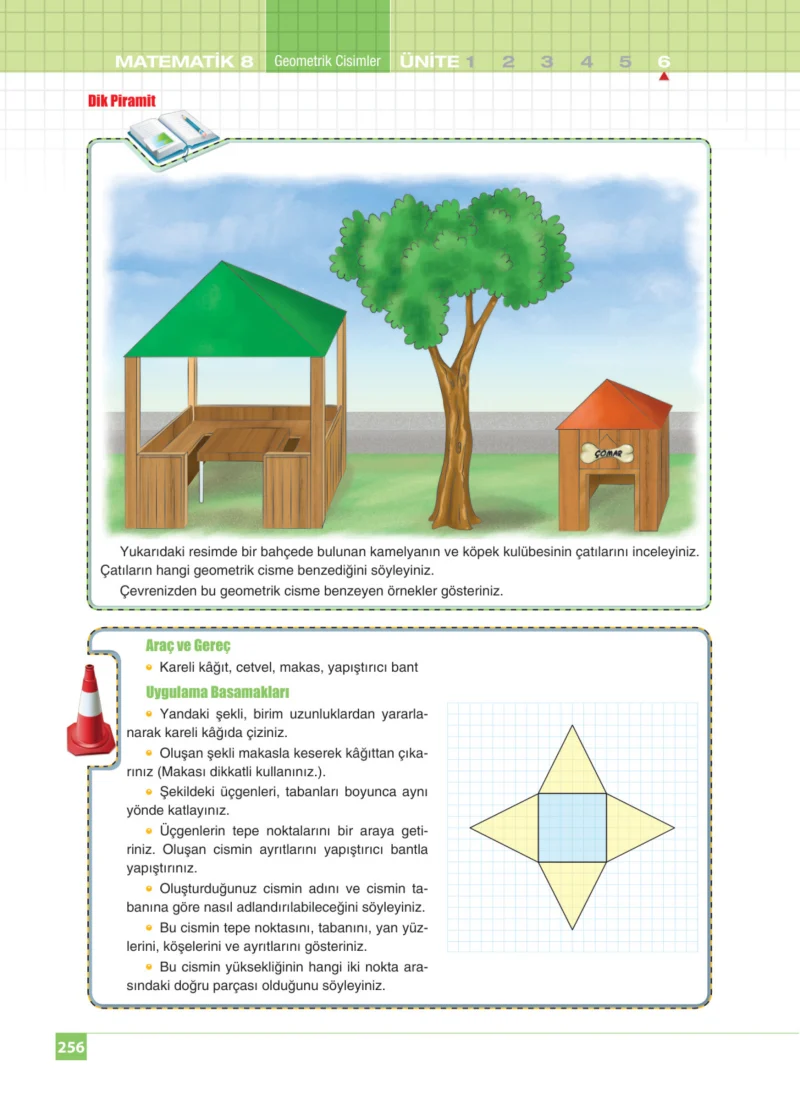 8. Sınıf Matematik Ders Kitabı Cevapları Koza Yayınları Sayfa 256