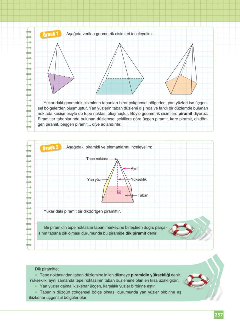 8. Sınıf Matematik Ders Kitabı Cevapları Koza Yayınları Sayfa 257
